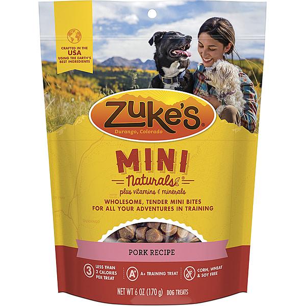 Zuke's Mini Naturals Pork Recipe Dog Treats
