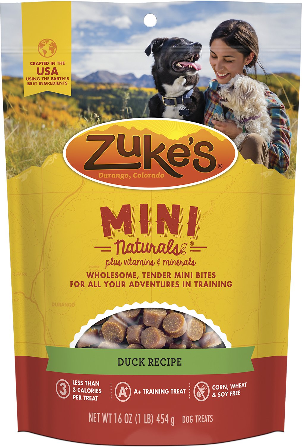 Zuke's Mini Naturals Duck Recipe Dog Treats