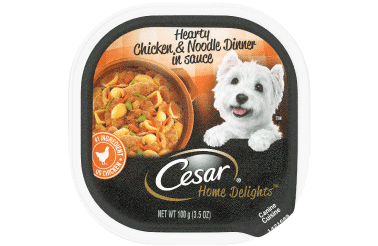 Cesar Home Delights Hearty Chicken Noodle Dog Food Trays