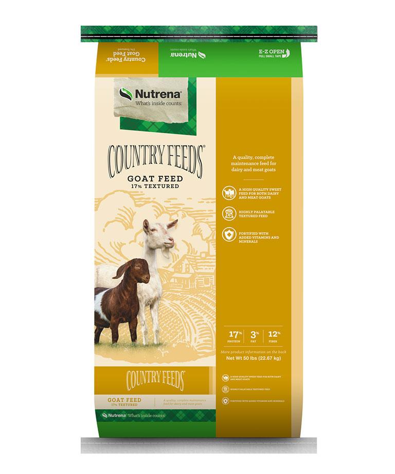 Nutrena Country Feeds 17% Textured Goat Feed, 50-lb