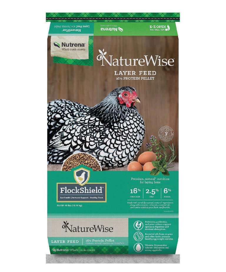 Nutrena NatureWise Layer Feed 16% Protein Pellet Poultry Feed, 50-lb