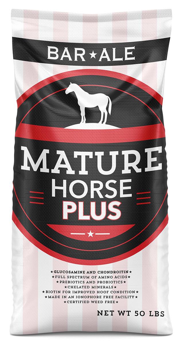Bar ALE Esteem Mature Horse PLUS Horse Feed, 50-lb (Size: 50-lb)
