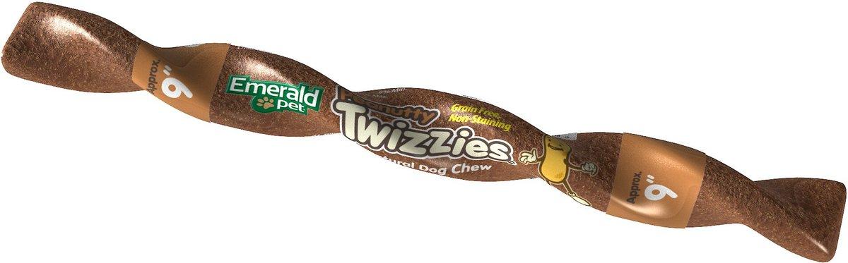 Emerald Pet Peanutty Twizzies Grain-Free Dog Treats, 9-in, 1-count