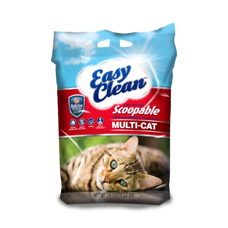 Pestell Easy Clean Multi-Cat Scoopable Cat Litter