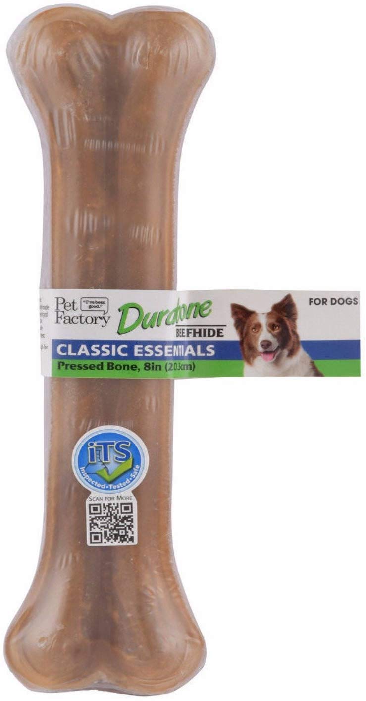 Pet Factory Durabone Pressed Beefhide Bone Dog Treats