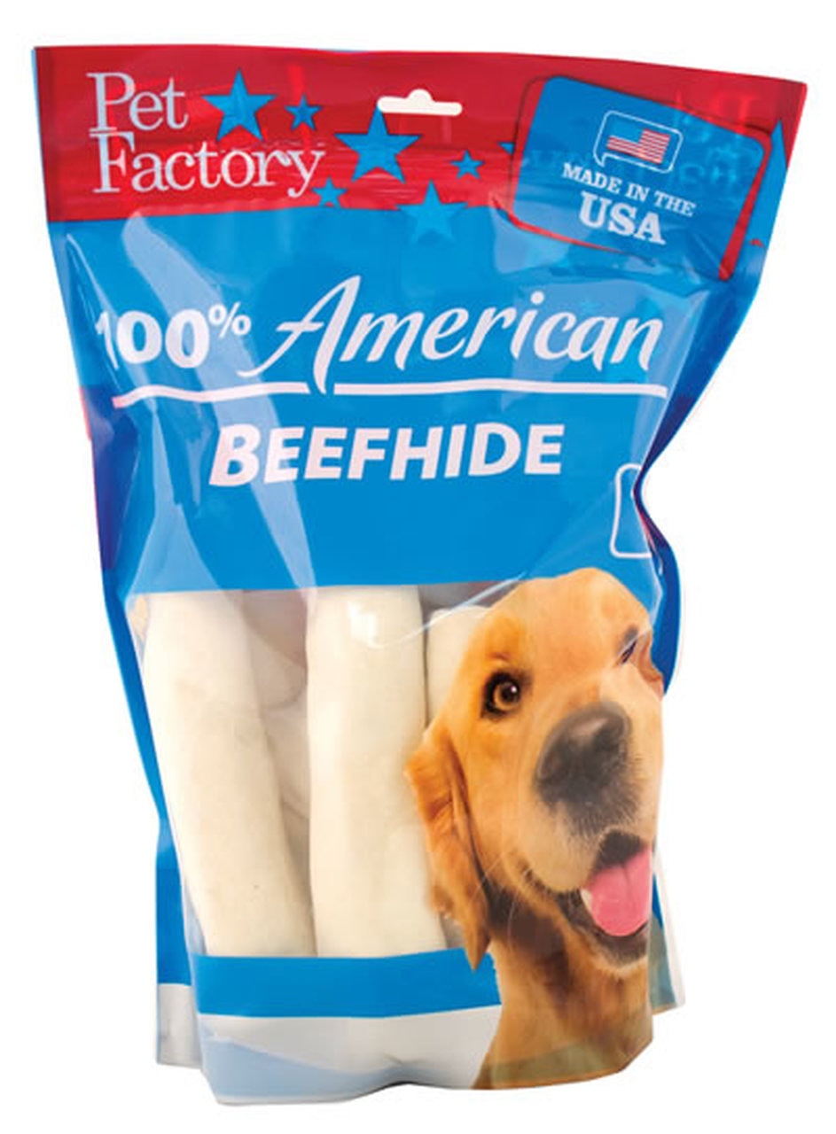 Pet Factory 100% American Beefhide Medium Assorted Dog Treats, 10-pk (Size: 10-pk)