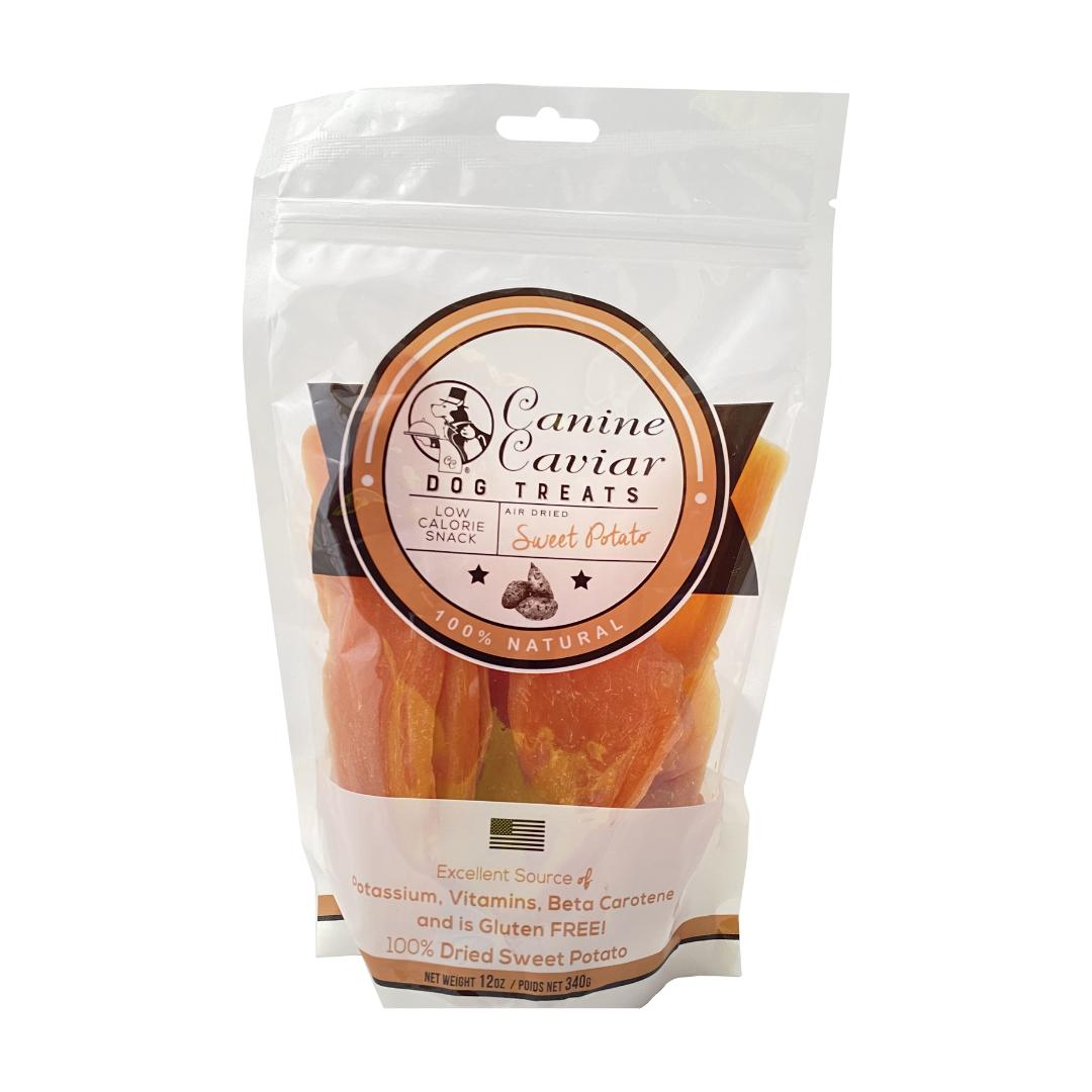 Canine Caviar Dried Sweet Potatoes Dog Treats, 12-oz