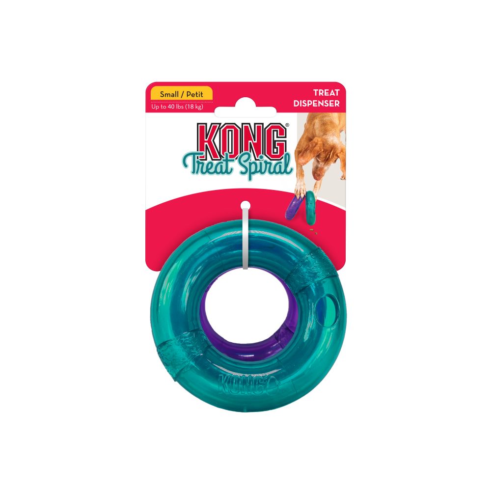 KONG Treat Spiral Ring Dog Toy