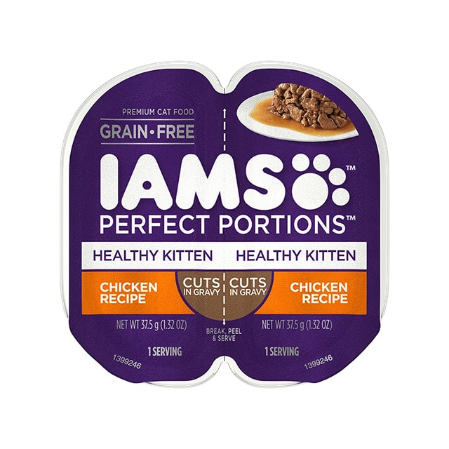 Iams Perfect Portions Healthy Kiteen Chicken Recipe Grain-Free Wet Cat Food