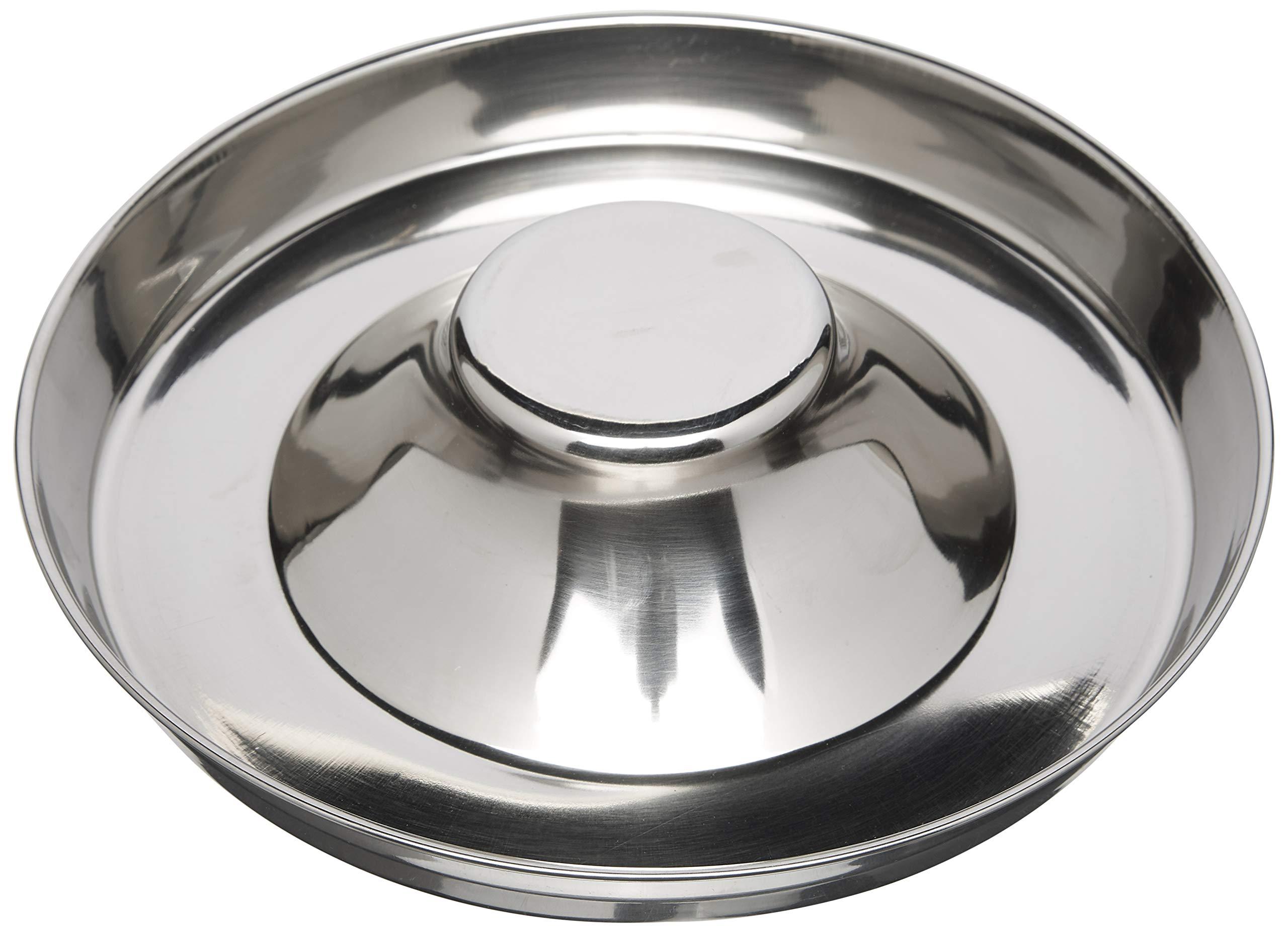QT Dog Stainless Steel Puppy Saucer Dog Bowl