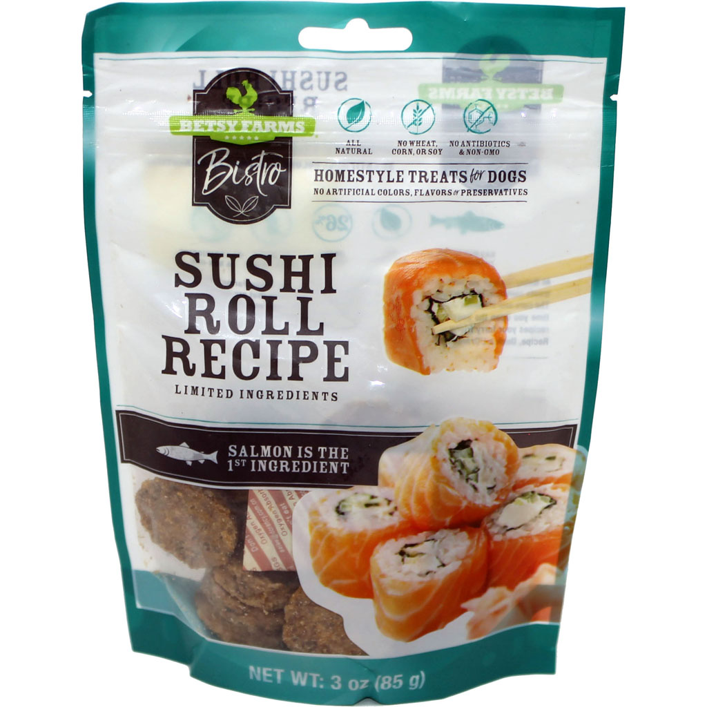Betsy Farms Bistro Sushi Roll Recipe Dog Treats