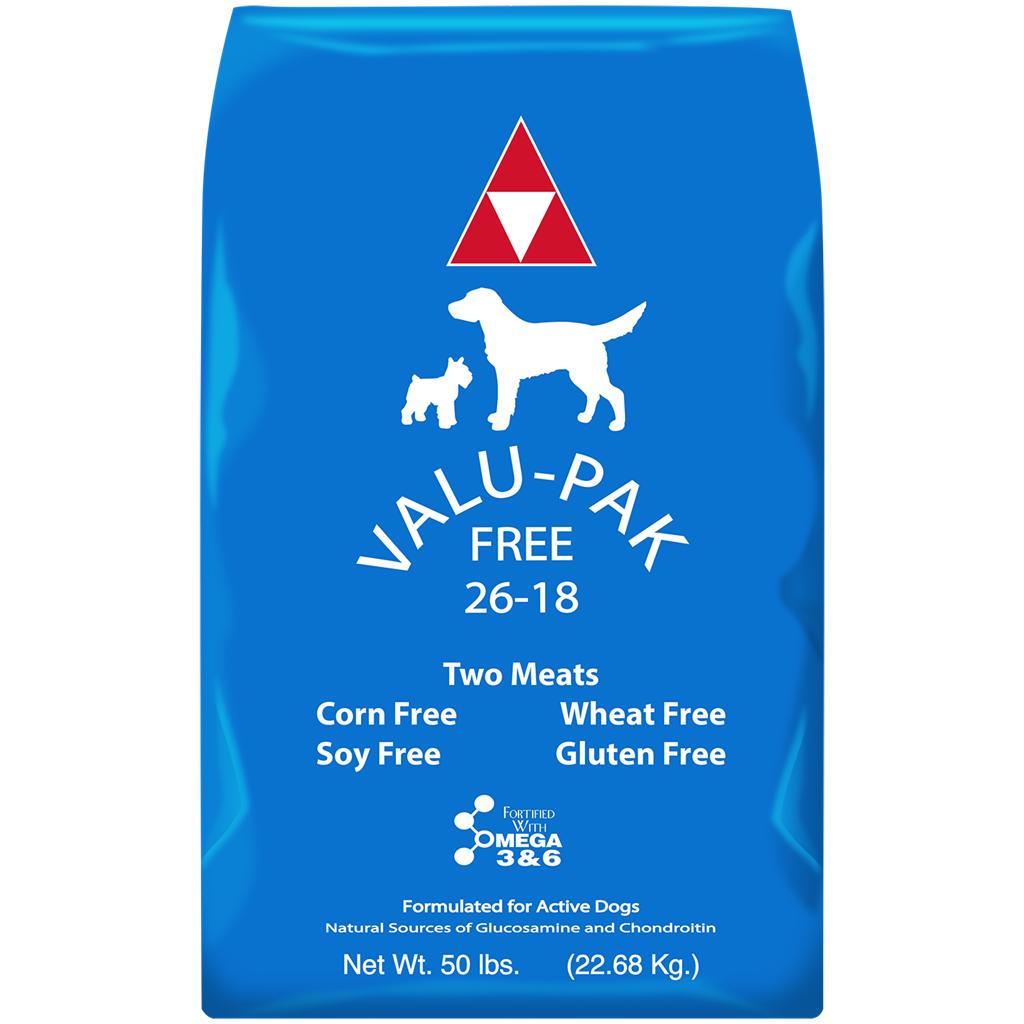 Specialty Feeds Valu-Pak Free 26-18 Dry Dog Food, Blue
