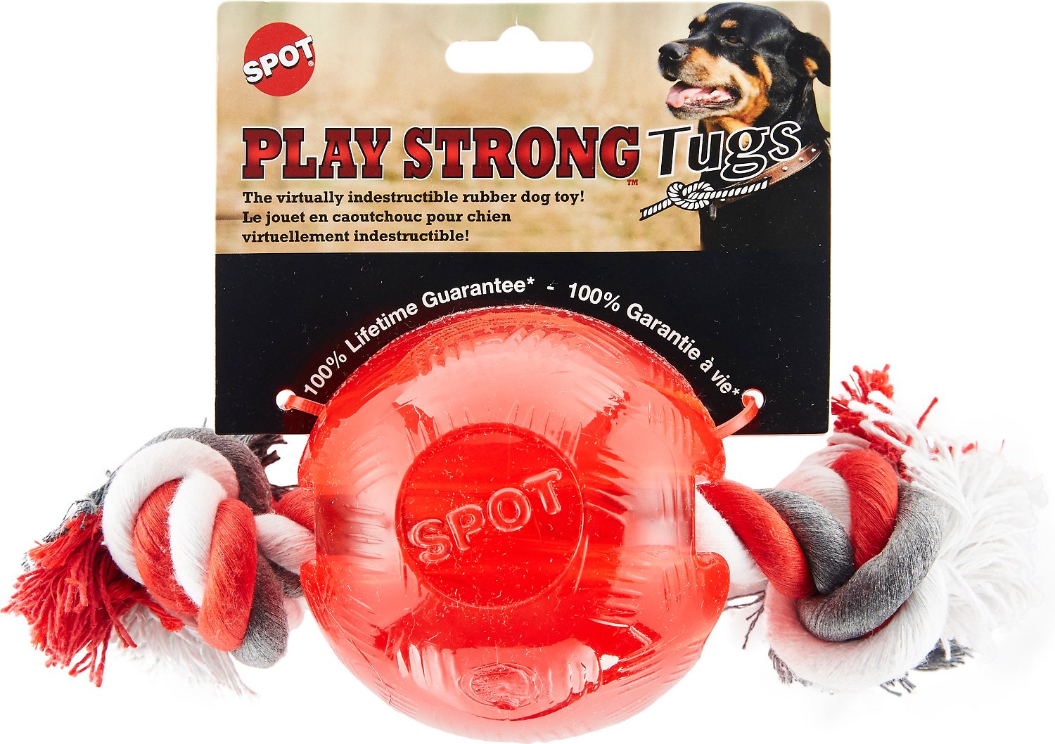 Ethical Pet Play Strong Ball & Rope Dog Toy