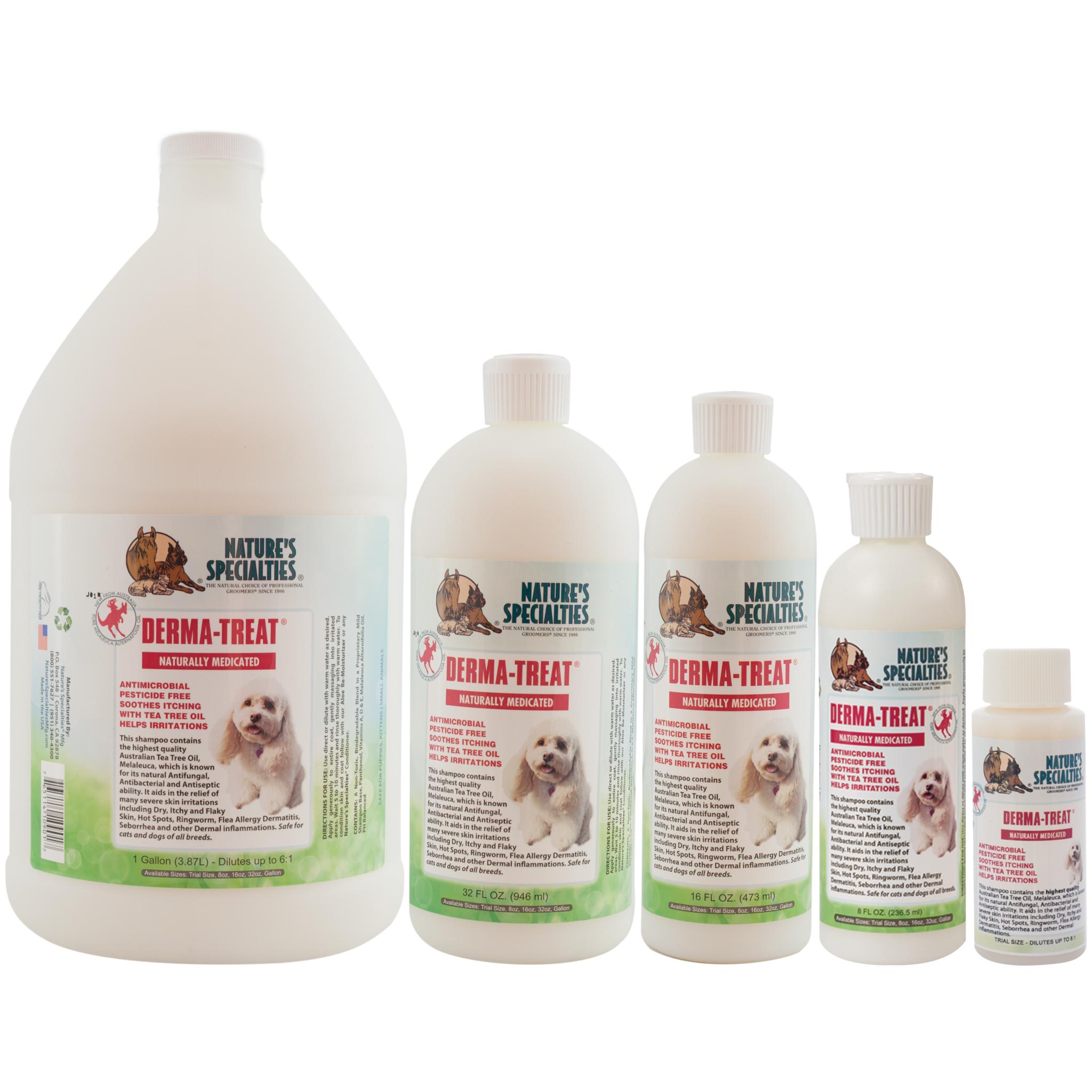 Nature's Specialties Derma-Treat Naturally Medicated Dog & Cat Shampoo