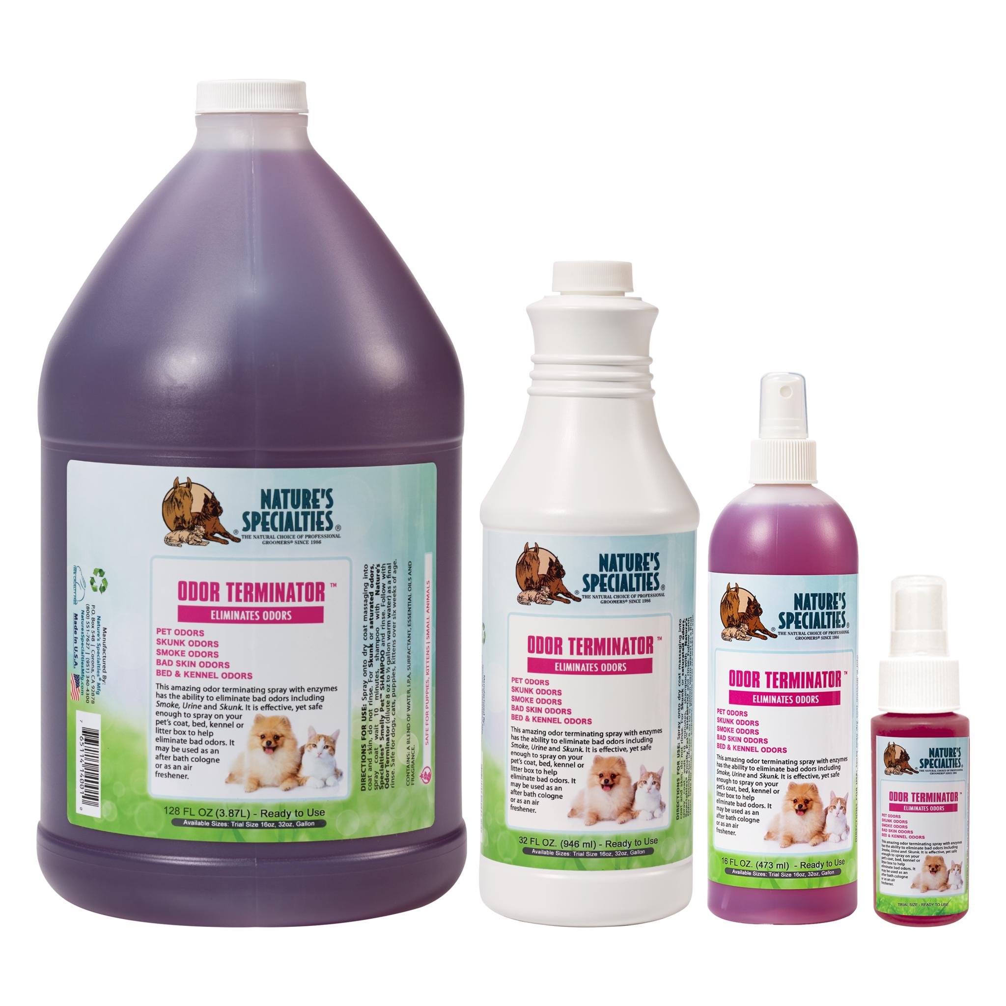 Nature's Specialties Odor Terminator Spray for Dogs & Cats