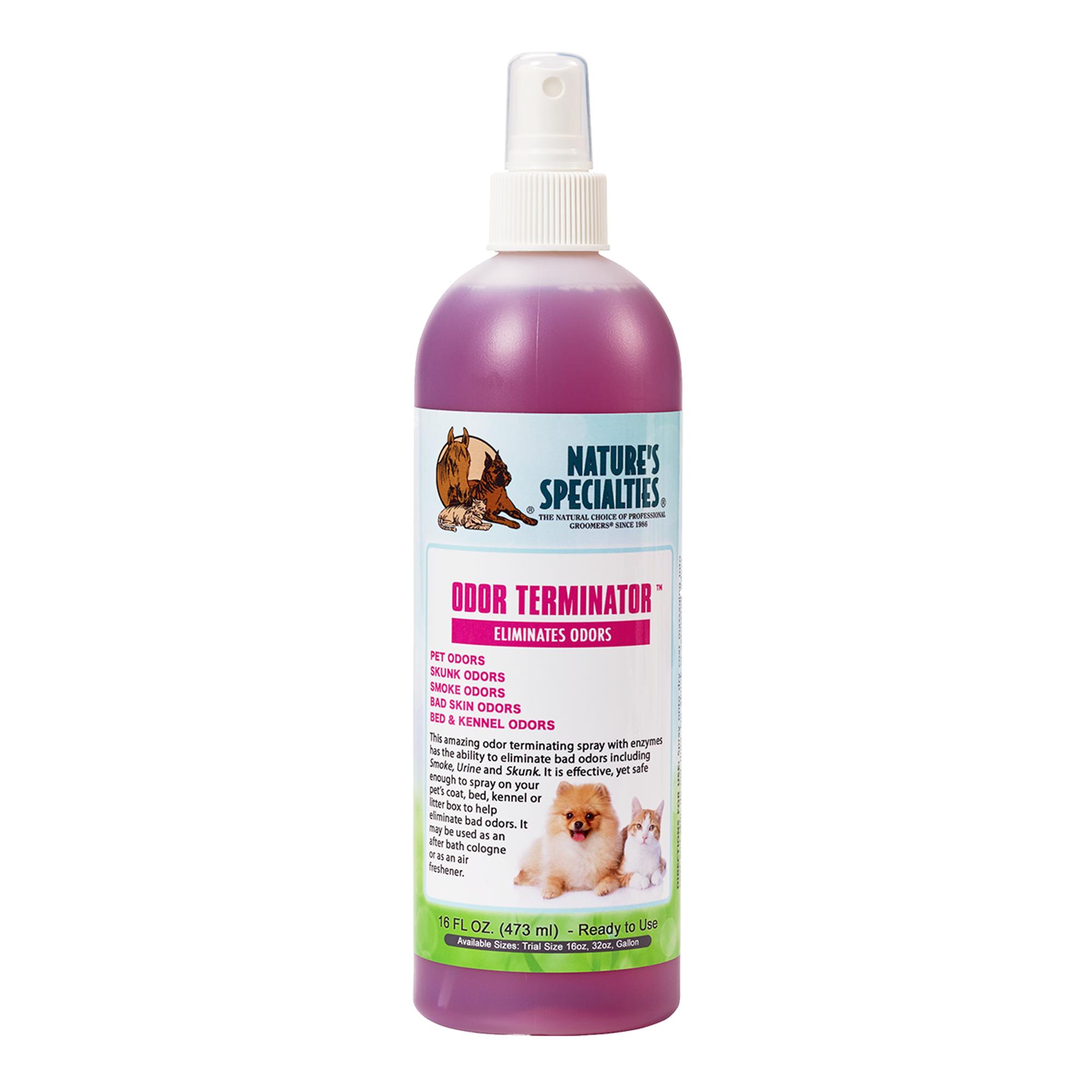 Nature's Specialties Odor Terminator Spray for Dogs & Cats, 16-oz bottle
