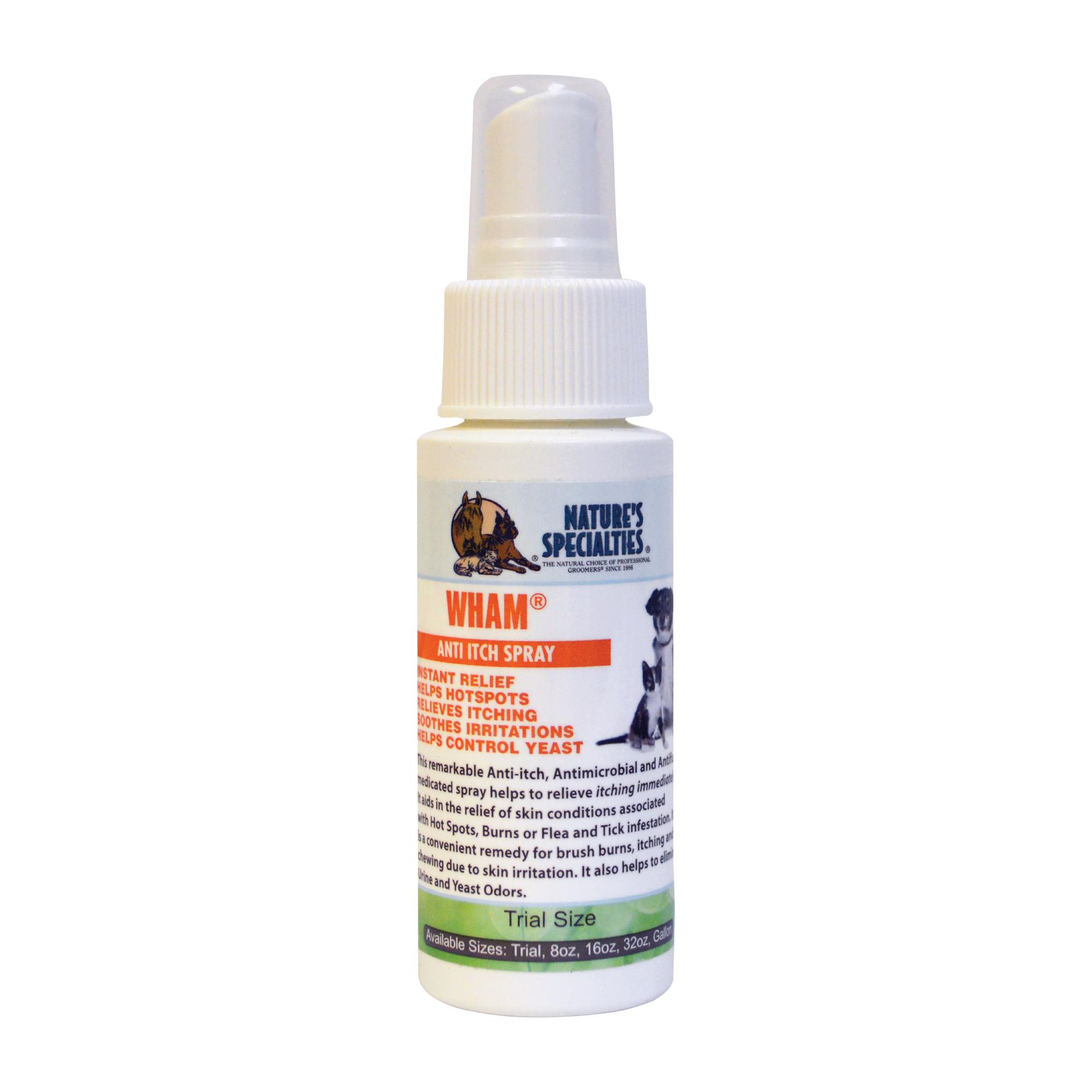 Nature's Specialties WHAM Anti-Itch Spray for Dogs & Cats, 2-oz bottle