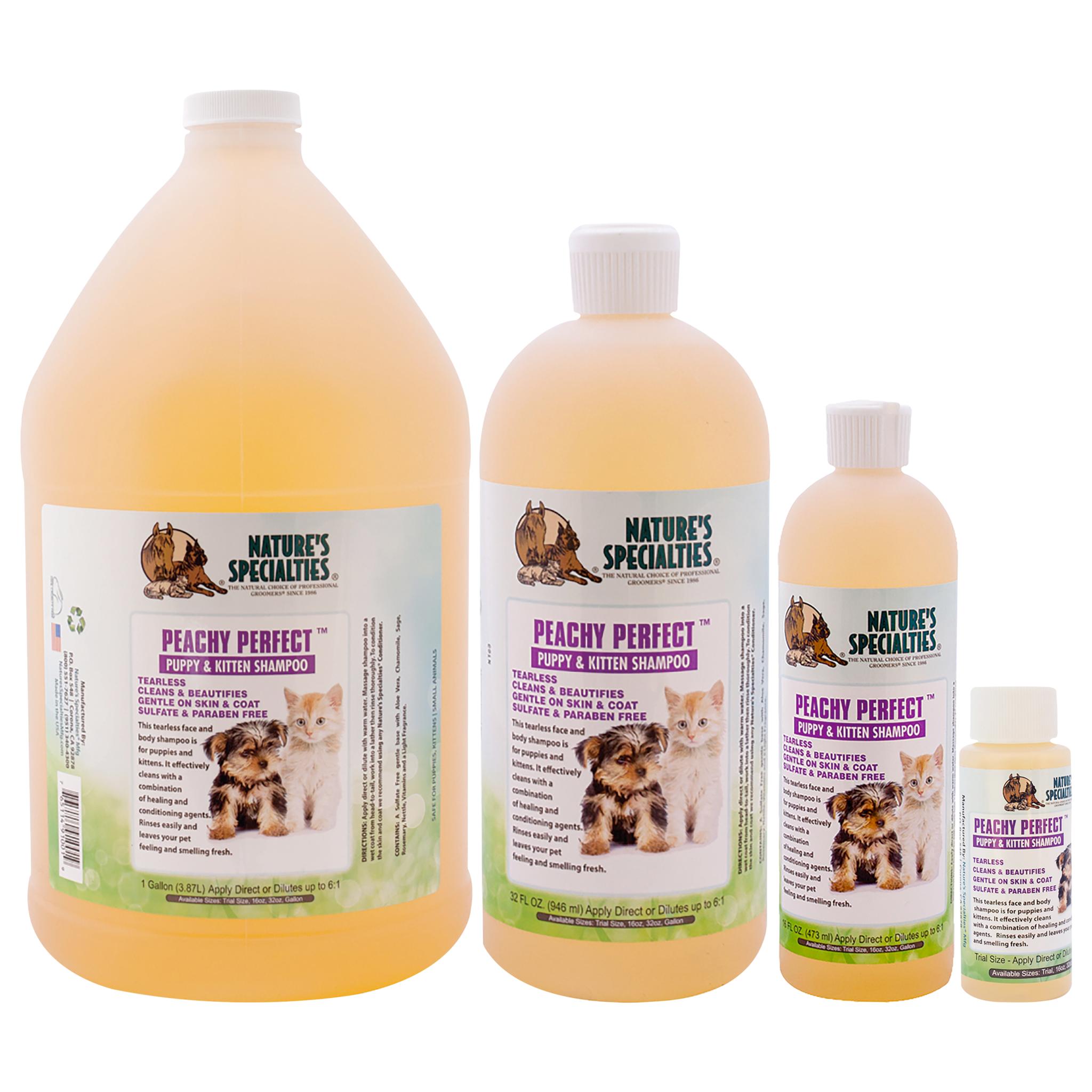 Nature's Specialties Peachy Perfect Puppy & Kitten Shampoo