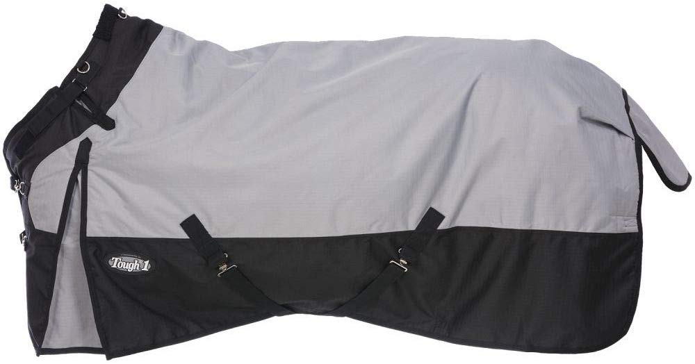 Tough-1 Snuggit Turnout Horse Blanket, Grey, 81-in
