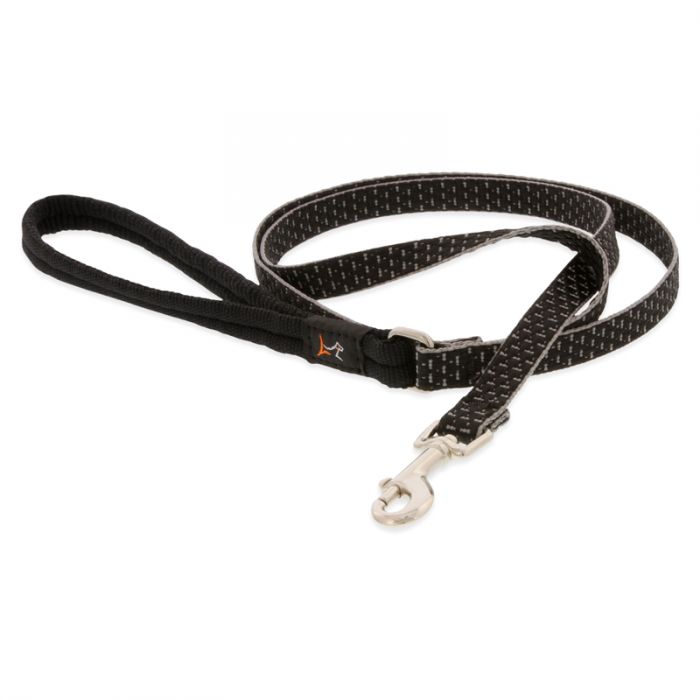 Lupine Pet Eco Dog Leash, Charcoal, 1/2-in x 6-ft