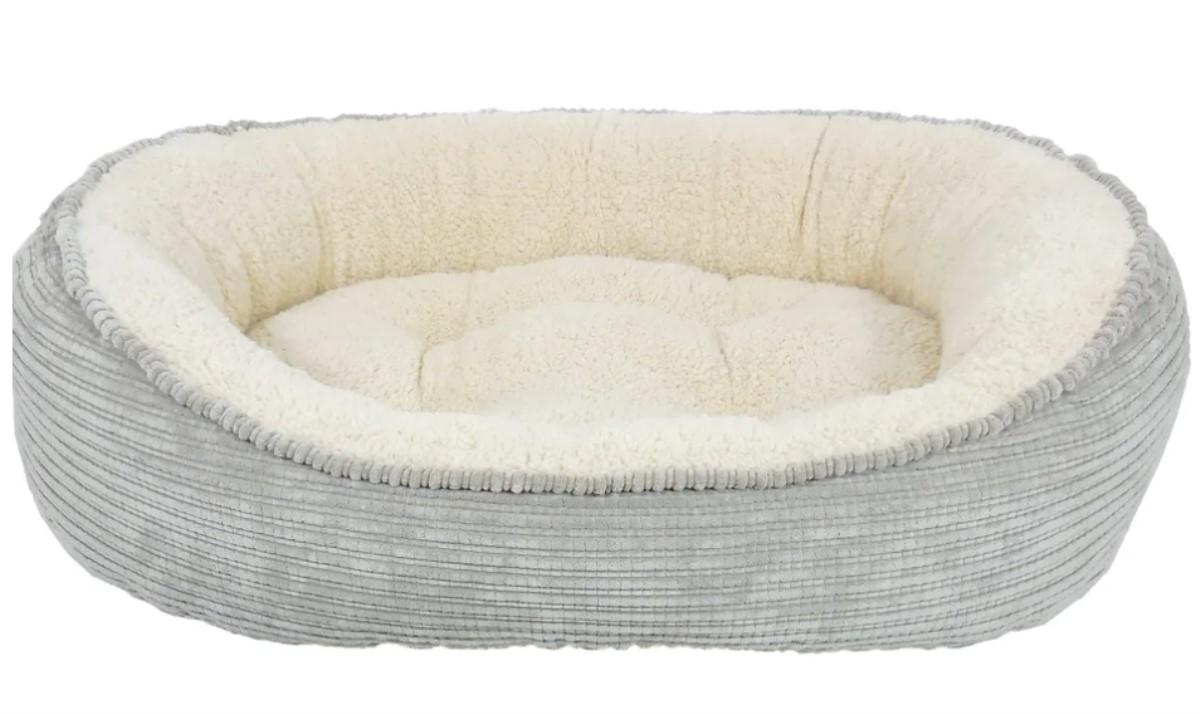 Arlee Cody Cuddler Dog Bed, Sterling, 26-in