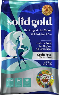 Solid Gold Barking at the Moon with Beef, Eggs & Peas Grain-Free Dry Dog Food, 4-lb