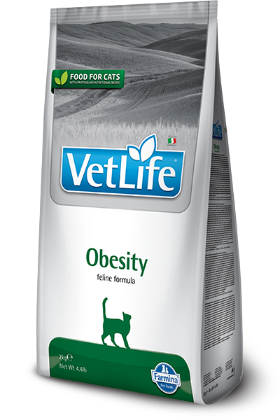 Farmina Vet Life Obesity Dry Cat Food, 4.4-lb