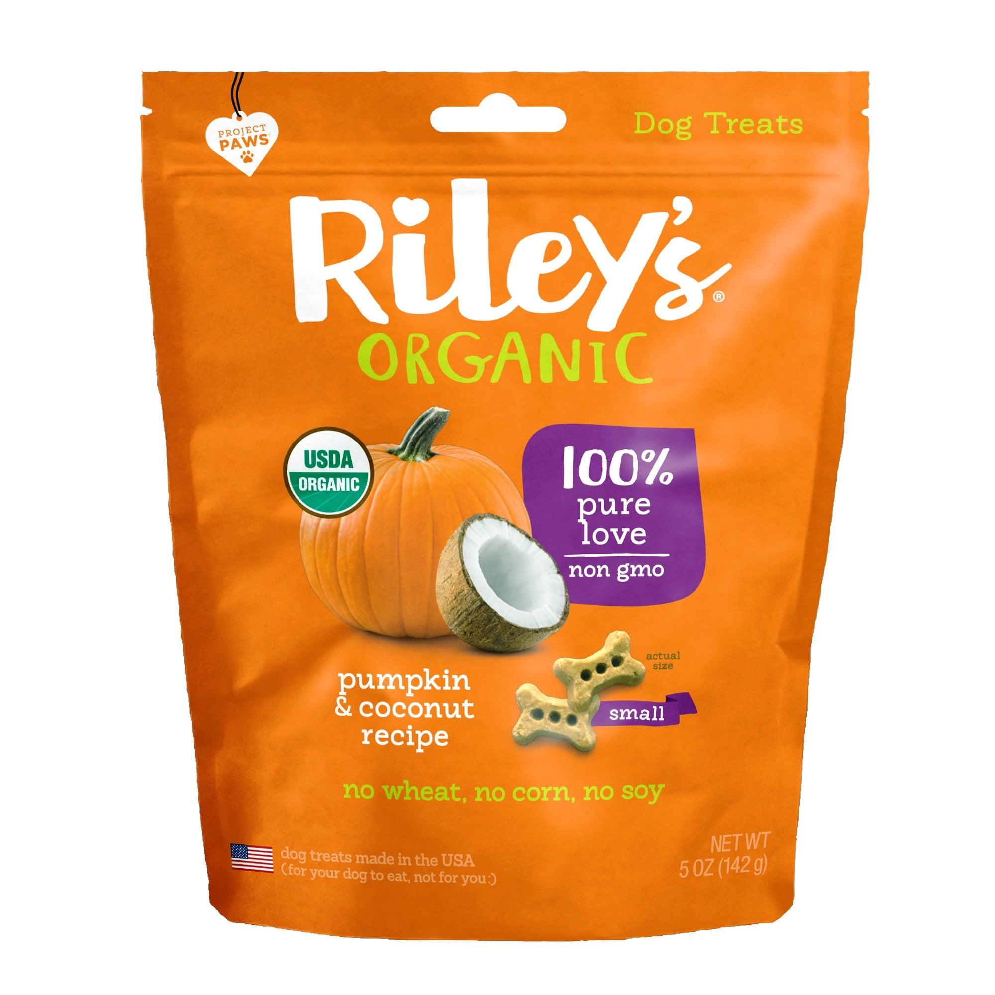 Riley's Organic Pumpkin & Coconut Bone Dog Treats