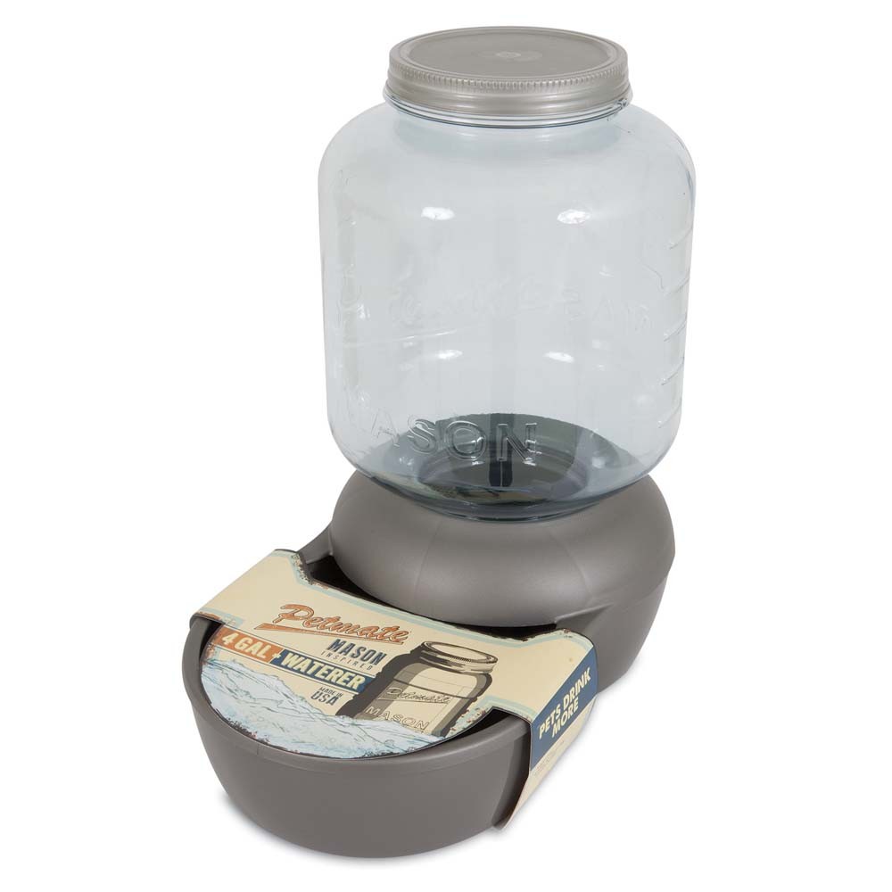 Petmate Mason Replenish Abreuvoir pour animaux de compagnie, 4 gallons