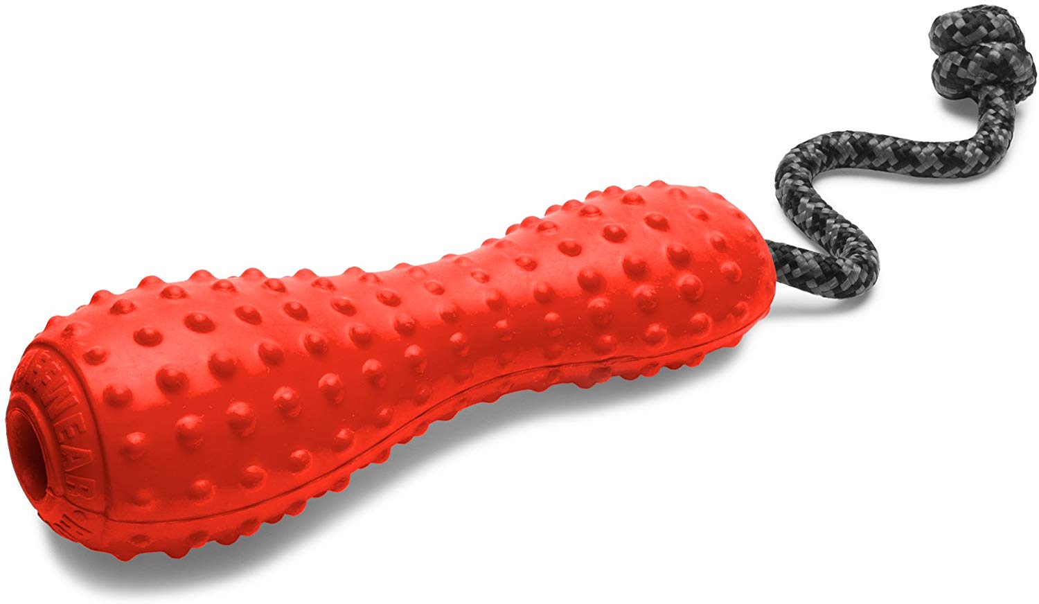 Ruffwear Gourdo Rubber Throw Dog Toy, Sockeye Red, Large (**)