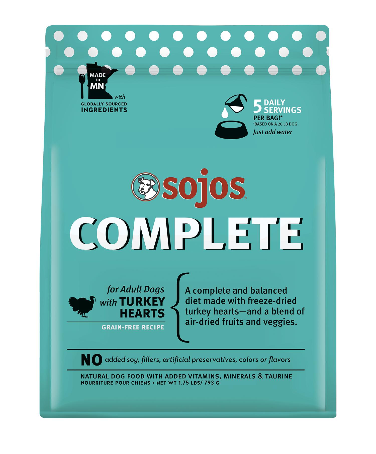 Sojos Complete Turkey Adult Grain-Free Freeze-Dried Raw Dog Food