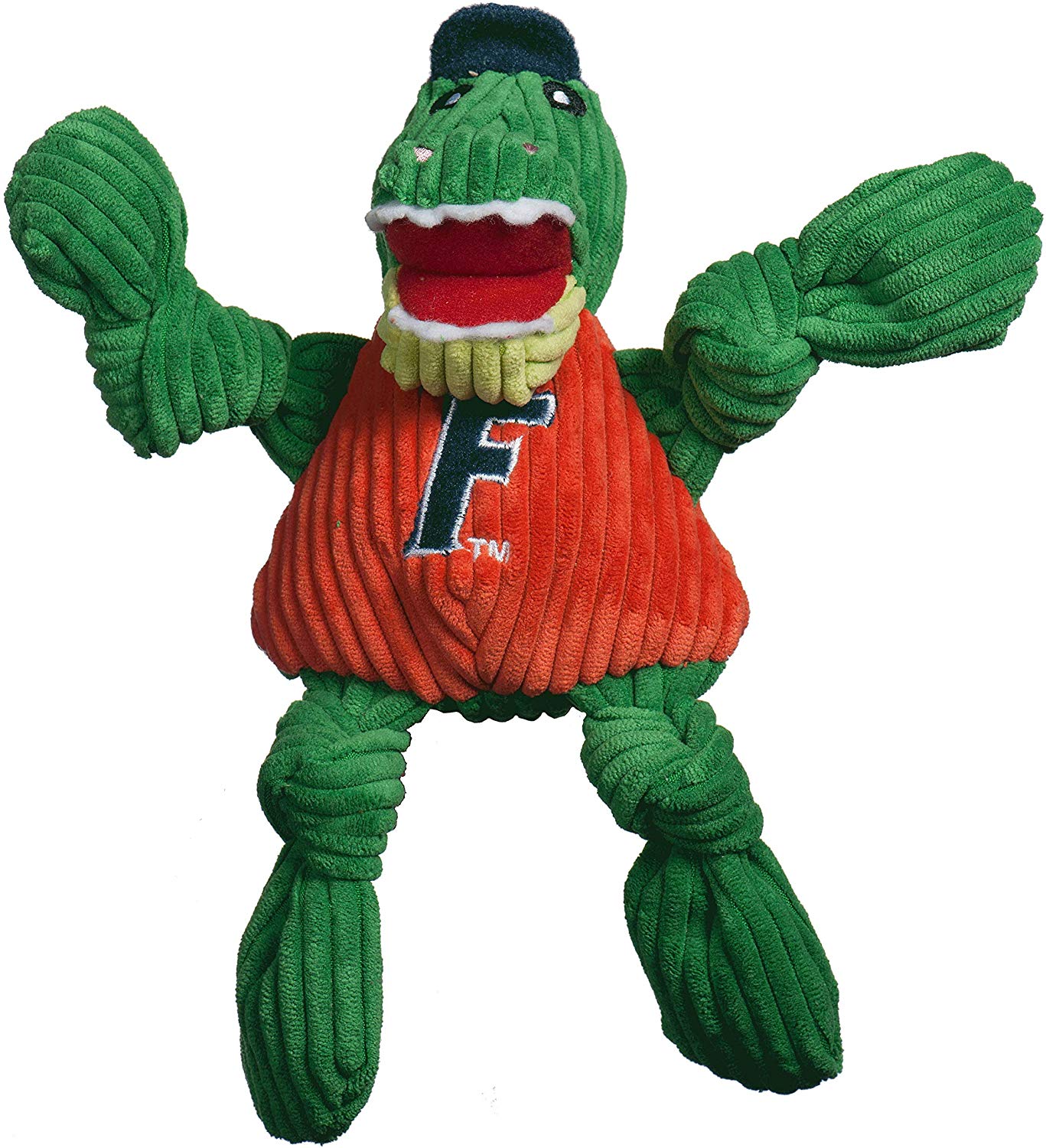 HuggleHounds Knottie Collegiate Florida Albert Gator Dog Toy