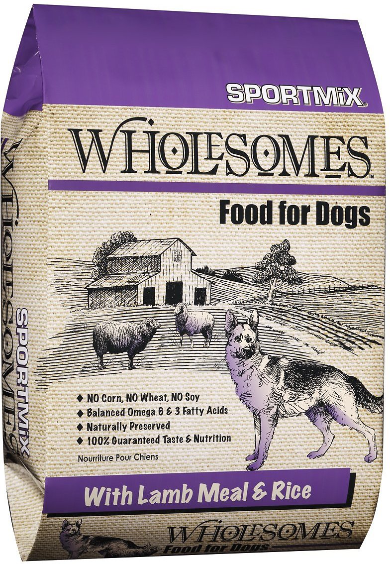 Wholesomes with Lamb Meal Rice Formula Dry Dog Food 40 lb The