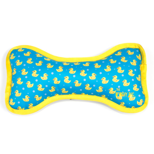 The Worthy Dog Bone Dog Toy, Rubber Duck