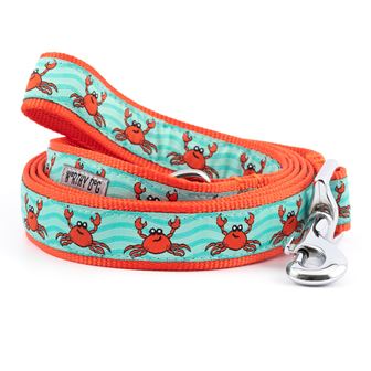 The Worthy Dog Crabs Dog Leash, Blue