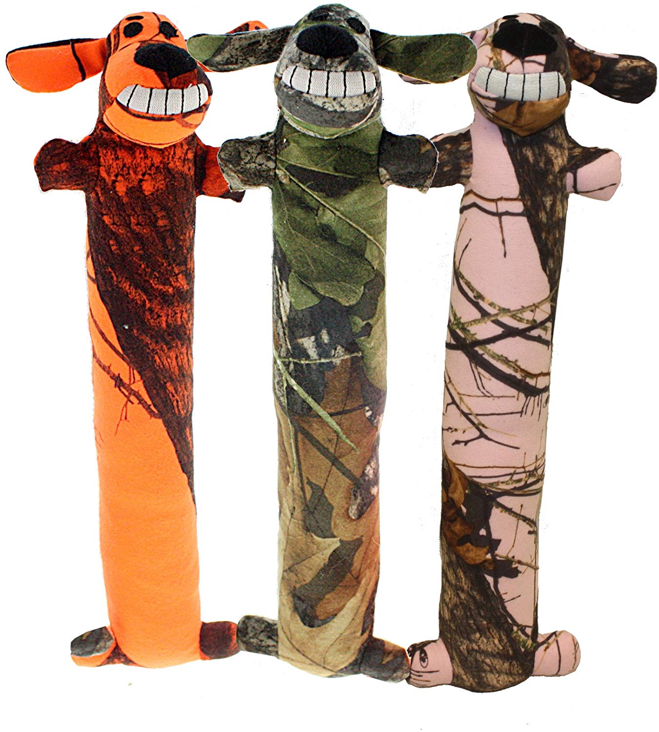 Multipet Mossy Oak Loofa Plush Dog Toy