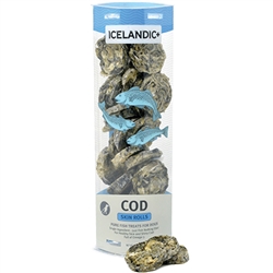 Icelandic+ Cod Skin Rolls Dog Treats, 3-oz (Size: 3-oz)