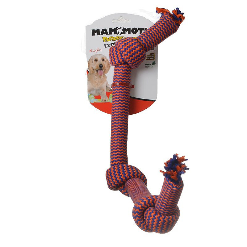 Mammoth Extra 3 Knot Rope with Z-Core Dog Toy, Color Varies, X-Large