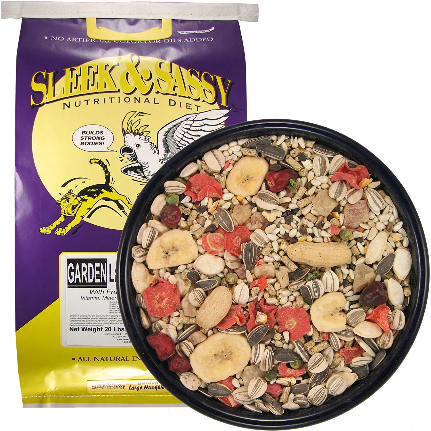 Sleek & Sassy Garden Large Hookbill Bird Food