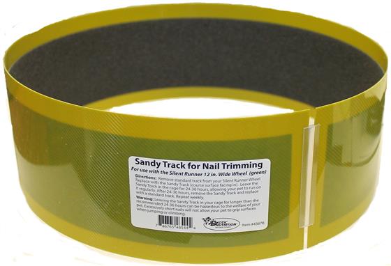 Exotic Nutrition Silent Runner Sandy Trimmer Track, Green, 12-in