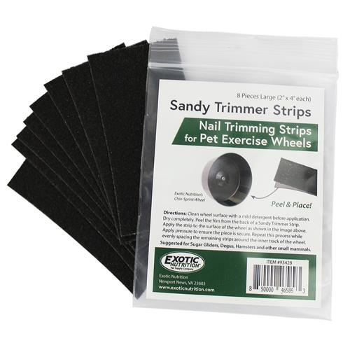 Exotic Nutrition Sandy Strips Pet Nail Trimmer, Large, 8-pk