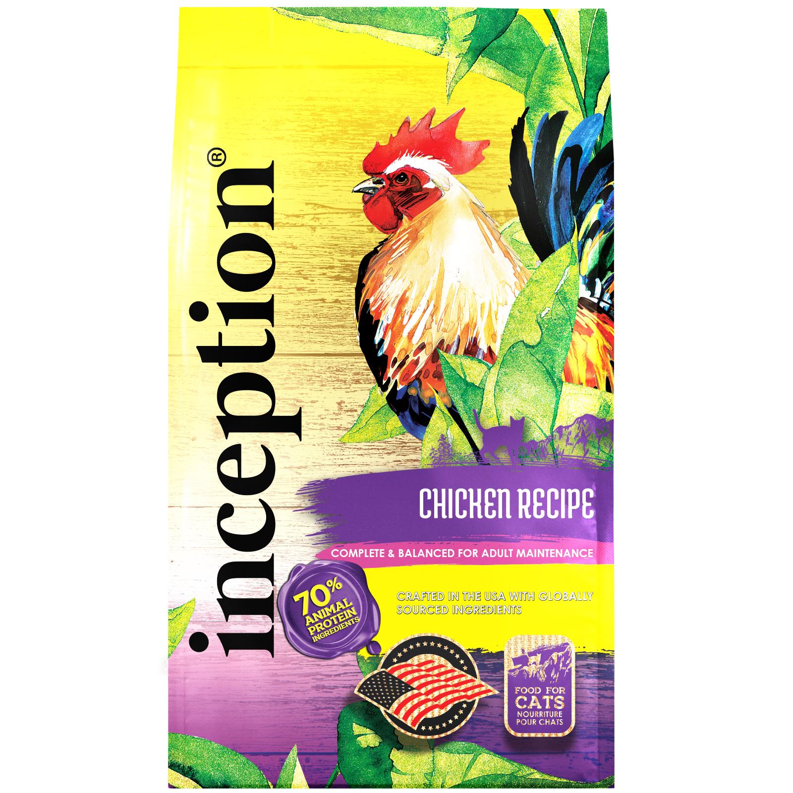 Inception Chicken Recipe Dry Cat Food, 13.5-lb