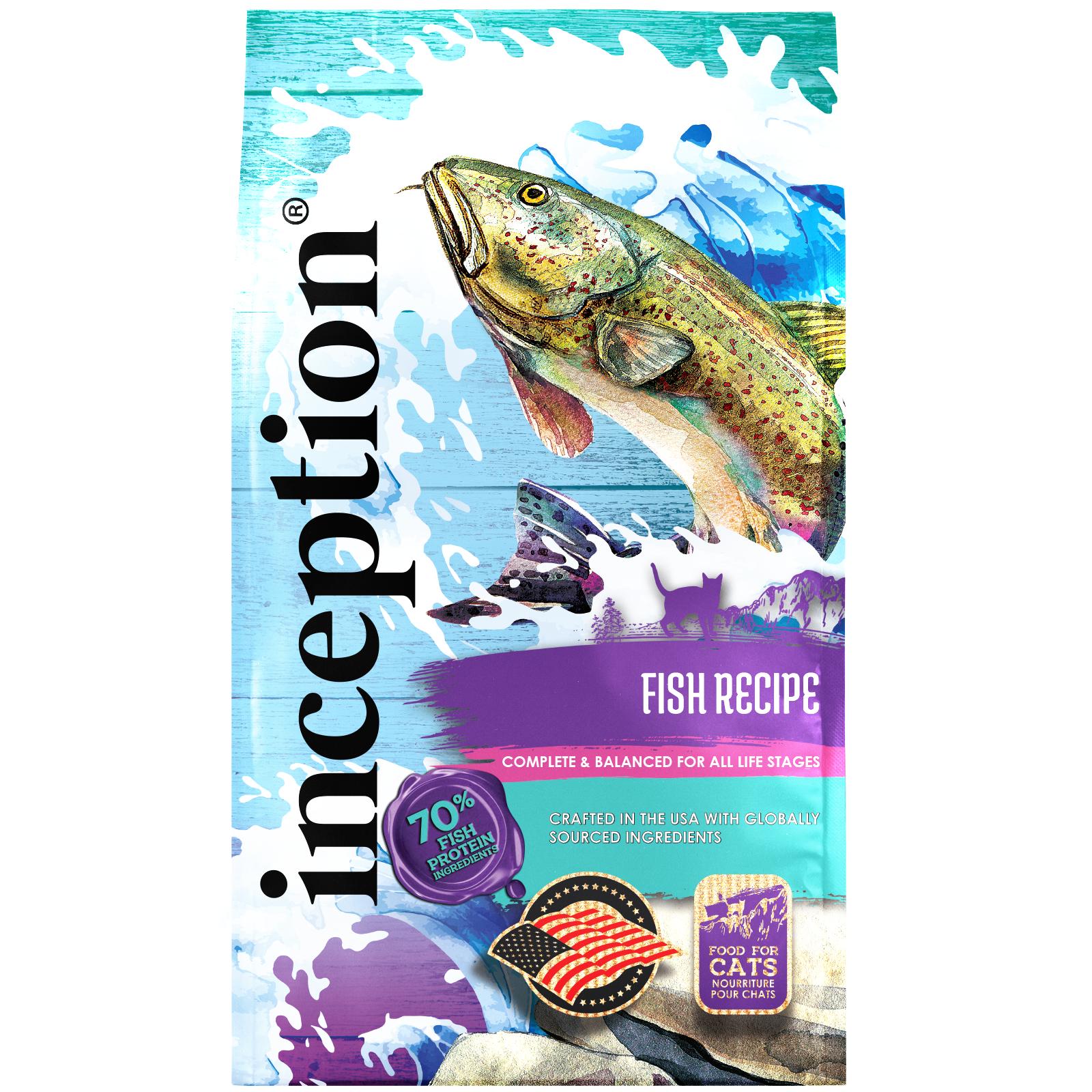 Inception Fish Recipe Dry Cat Food, 13.5-lb