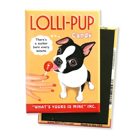 Retro Pets Lolli-PUP Magnet