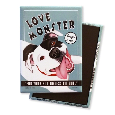 Retro Pets Love Monster Magnet