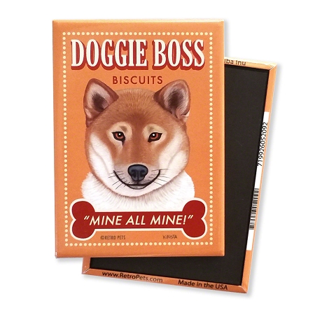 Retro Pets Doggie Boss Magnet