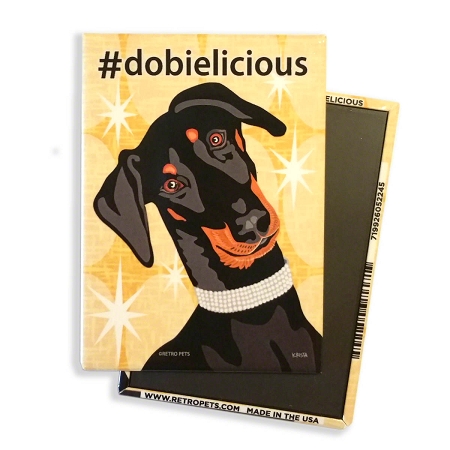 Retro Pets #dobielicious Magnet