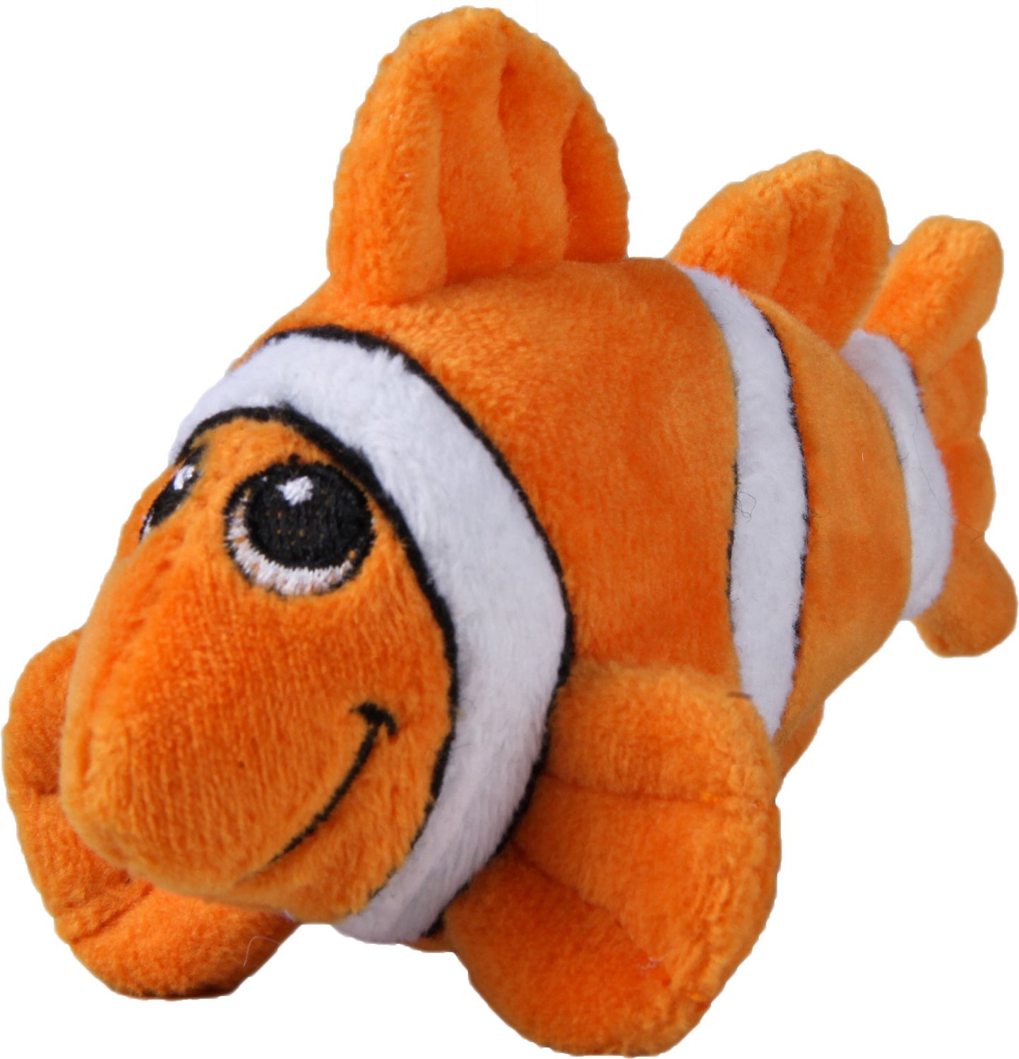Smart Pet Love Tender-Tuffs Tiny Clownfish Dog Toy, Orange, Small