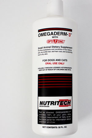 Nutritech Omegaderm-3 Dietary Dog & Cat Supplement, 32-oz
