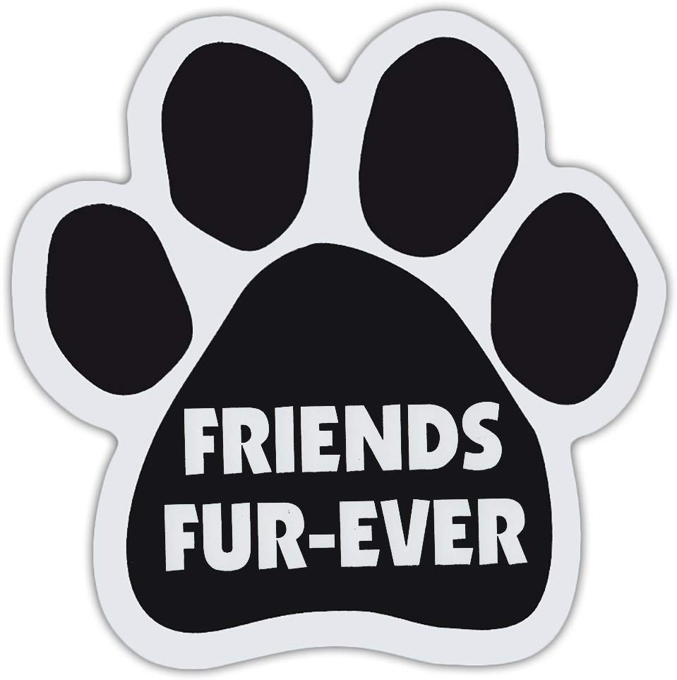 Imagine This Company "Friends Fur-Ever" Paw Shape Magnet